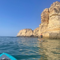Kayaking near Benagil